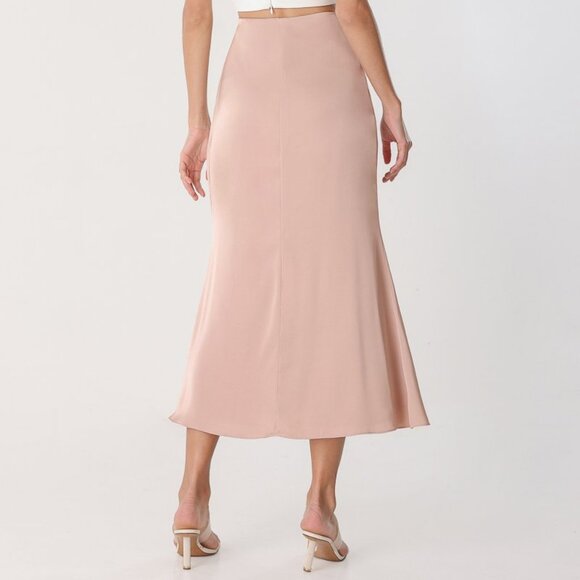 LOVET Georgina satin skirt XS - Picture 3 of 14